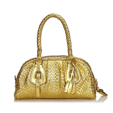 prada purse gold|prada genuine leather handbags.